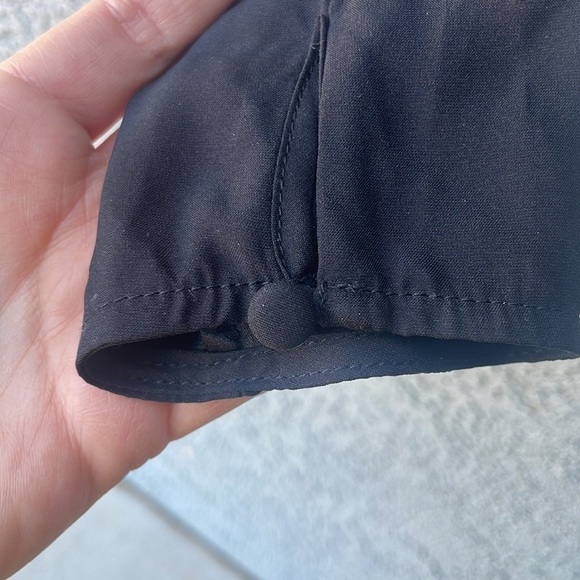 FIVESEVENTYFIVE cropped long sleeve blouse Black size Small - Picture 8 of 8